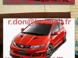 Honda Civic, Honda Civic, essai video Honda Civic, Honda Civic covering, Honda Civic peinture noir mat