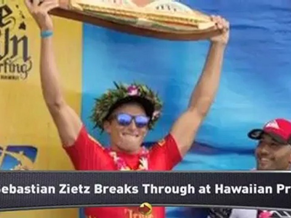 Sebastian Zietz Wins Reef Hawaiian Pro