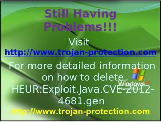 Delete HEUR:Exploit.Java.CVE-2012-4681.gen from PC