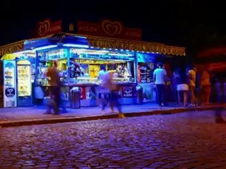 Timelapse images of Rome