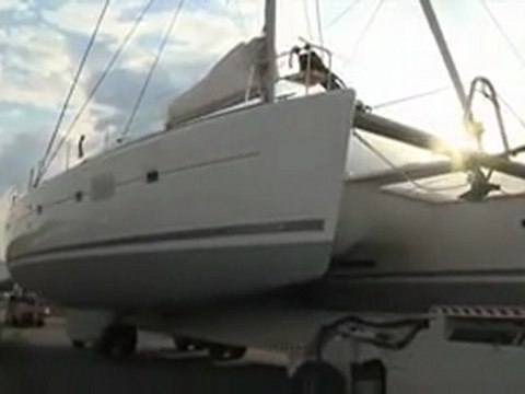 16/01/2012 - Visite du chantier Lagoon au chantier CNB Lagoon à Bordeaux