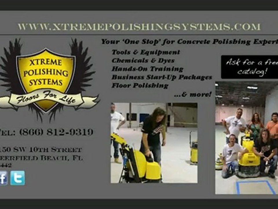 Epoxy Removal with Concrete Grinding and Polishing Machine