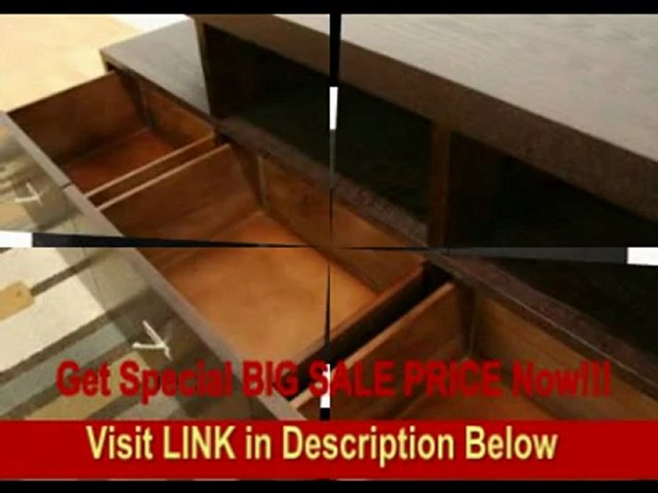 [BEST BUY] Baxton Studio Nardo Dark Brown Wood Modern TV Stand