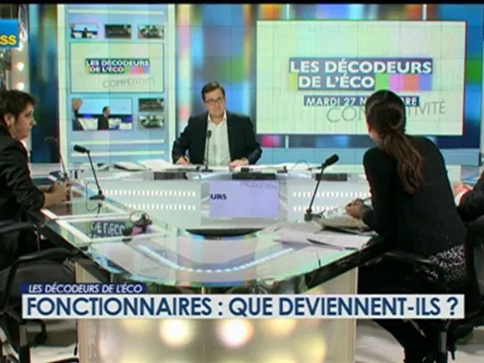 27/11 BFM : Les décodeurs de l'éco - Fonctionnaires : que deviennent-ils? 1/5