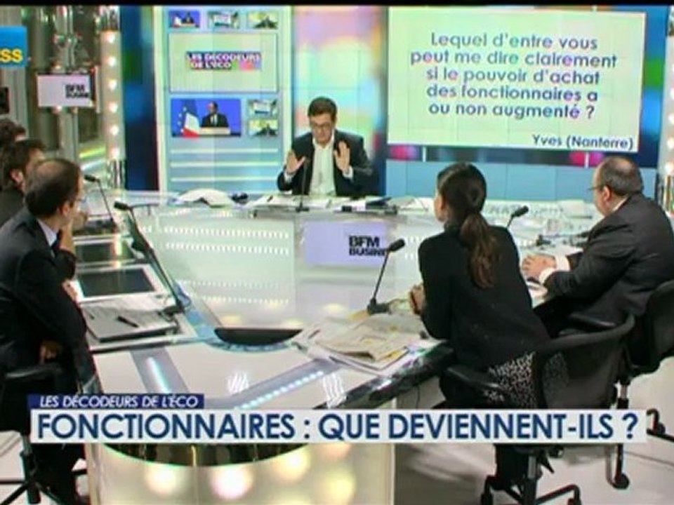 27/11 BFM : Les décodeurs de l'éco - Fonctionnaires : que deviennent-ils? 3/5
