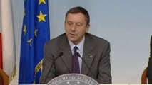 Roma - Conferenza stampa del Ministro Profumo  (22.11.12)