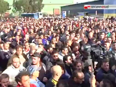 TG 27.11.12 Taranto, esplode la rabbia dei lavoratori. Ilva: Vi pagheremo