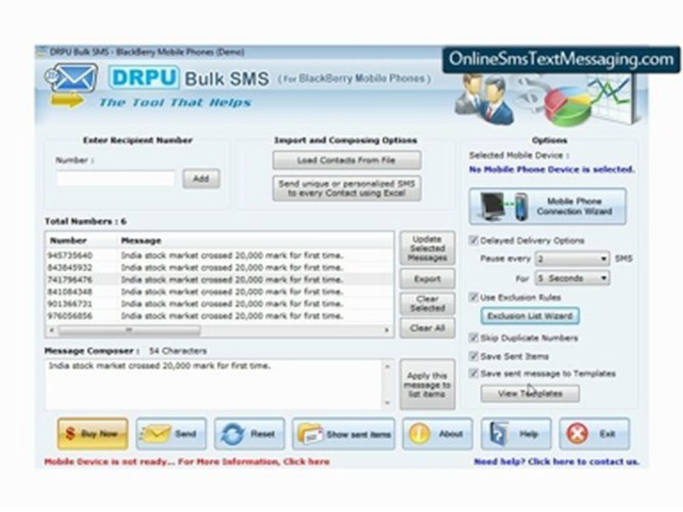 blackberry bulk sms software online sms sending text messaging software tool freeware download blackberry send online sms free from blackberry  apple how to send online bulk sms from blackberry shareware