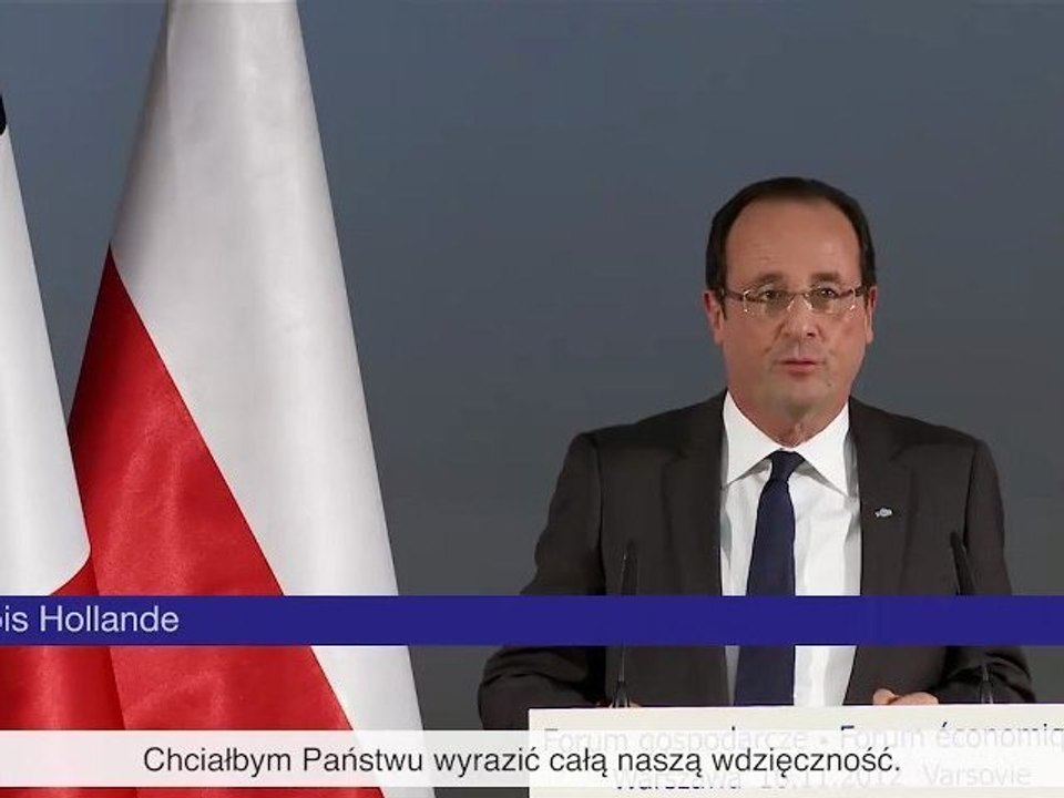 Polsko-Francuskie Forum Gospodarcze 16.11.2012