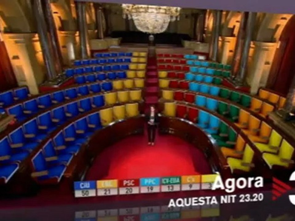 TV3 - Dilluns, a les 23.20 a TV3 - L'endemà de les eleccions, a "Àgora"