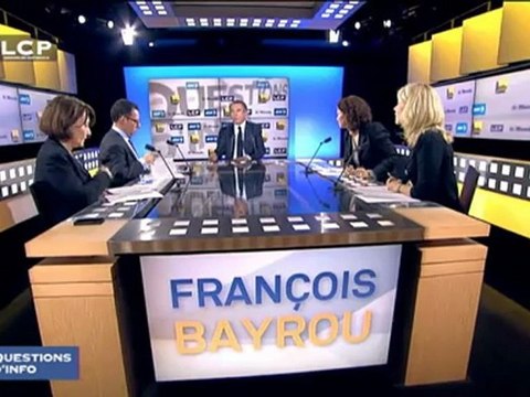 François Bayrou, invité de Questions d'Info sur LCP - 281112