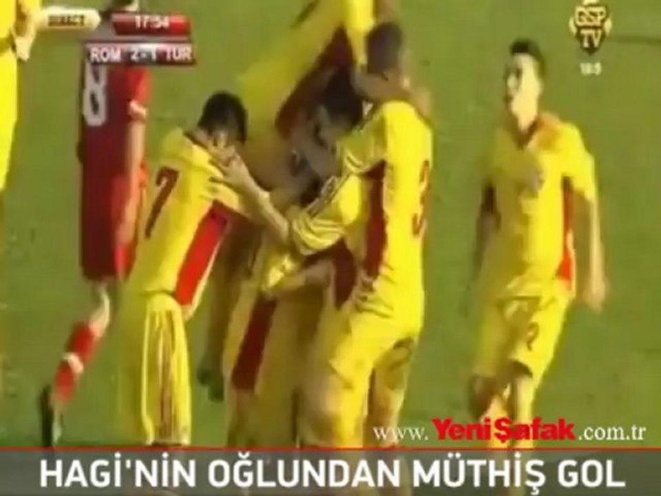 Hagi'nin oğlundan müthiş gol