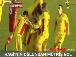 Hagi'nin oğlundan müthiş gol