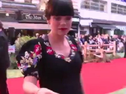 Lily Cooper Shows Off Huge Baby Bump At British Fashion Awards