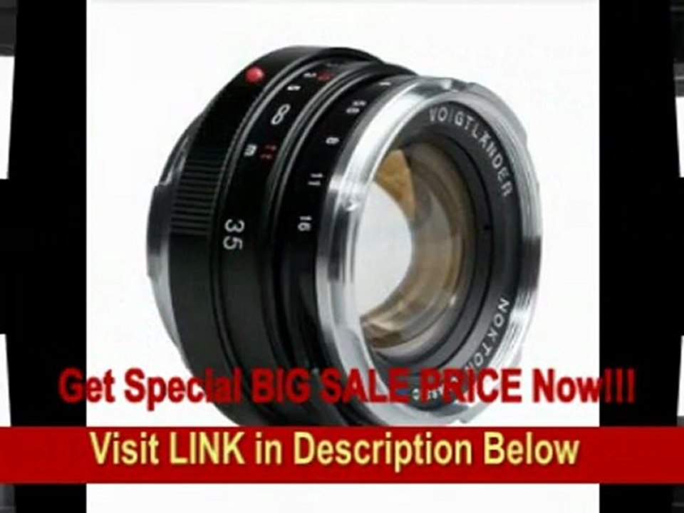 [BEST PRICE] Voigtlander Nokton 35mm f/1.4 Wide Angle Leica M Mount Lens Single Coated- Black