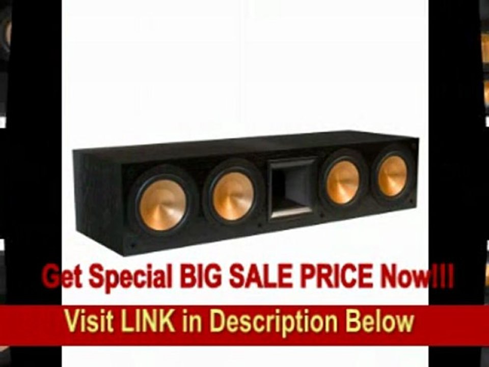 [BEST PRICE] Klipsch RC-64 II Reference Series Center Channel Loudspeaker - Black (Each)