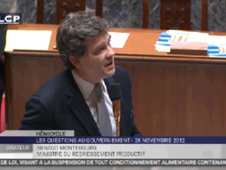 Reportages : Arnaud Montebourg : "nous avons trouvé un repreneur prêt à investir 400 millions d'euros" pour Florange
