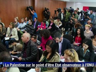 La Palestine sur le point de devenir Etat observateur à l'ONU