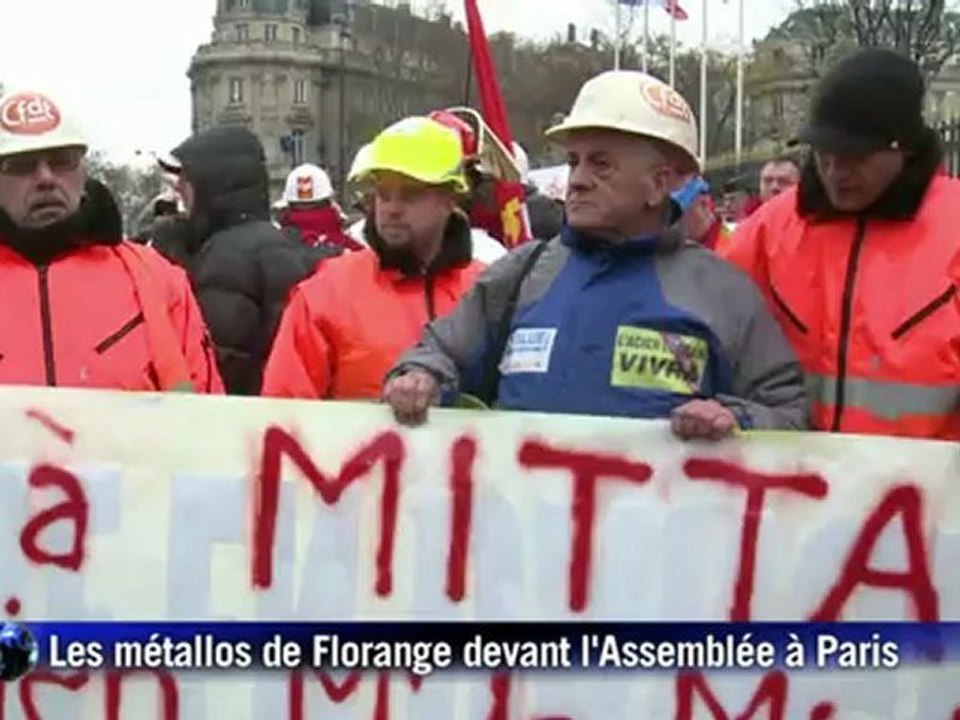 Les métallos de Florange à Paris pour obtenir des réponses