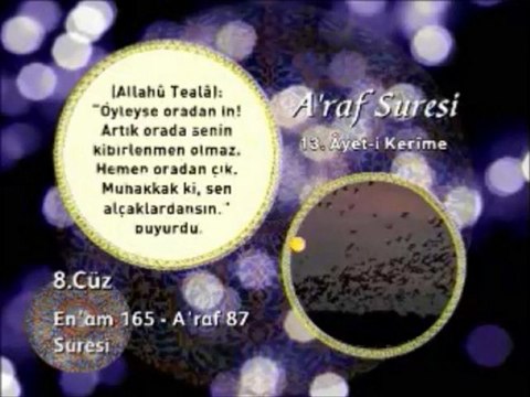 A'raf Suresi 13. Ayet-i Okunuşu ve Meali Okyay Derneği
