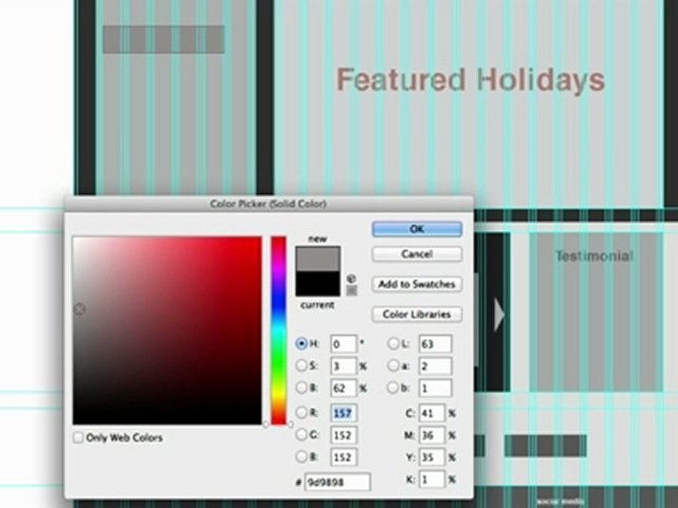 how to mock up using the 960 grid system