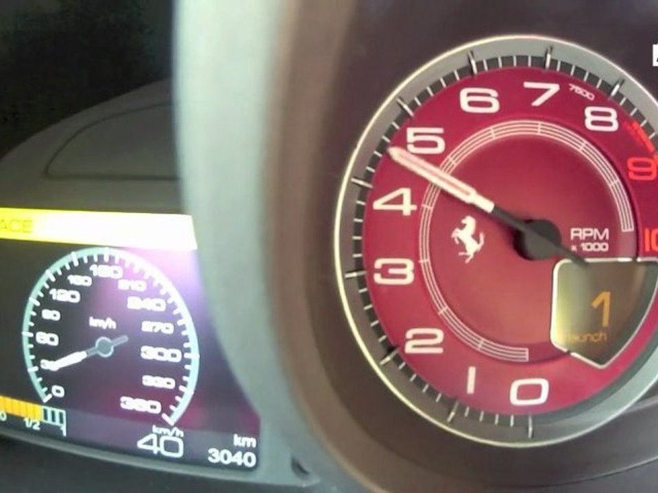 Launch Control : 0-200 km/h en Ferrari F12berlinetta