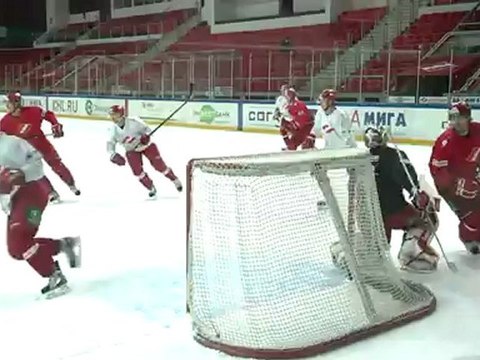 Подготовка к игре с к .СКА 28.11.12.