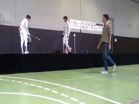 2ème partie de la finale du circuit ligue open Aquitaine sabre messieurs juniors