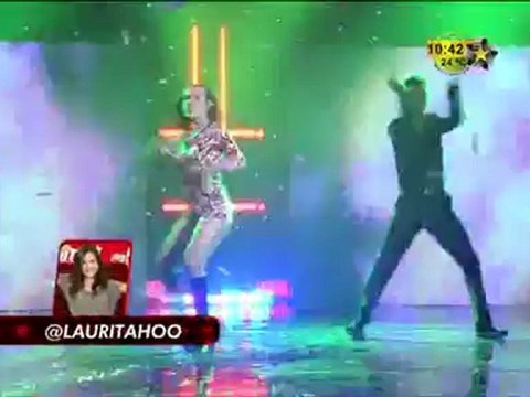 Laurita Hoo Baila en Premios Fama