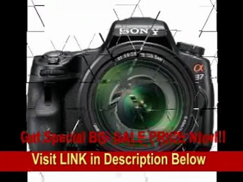 [BEST BUY] Sony Alpha SLT-A37M 16.1 MP Exmor APS HD CMOS Sensor DSLR with Translucent Mirror Technology and 18-135mm Lens (Black)