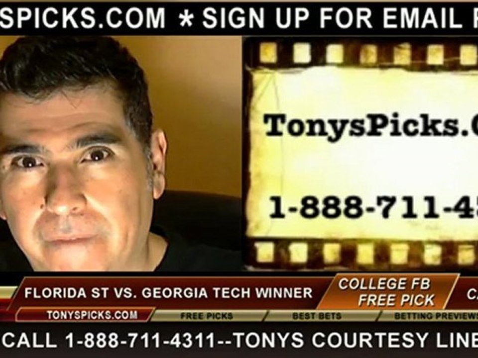 Georgia Tech Yellow Jackets versus Florida St Seminoles Pick Prediction NCAA College Football Preview 12-1-2012