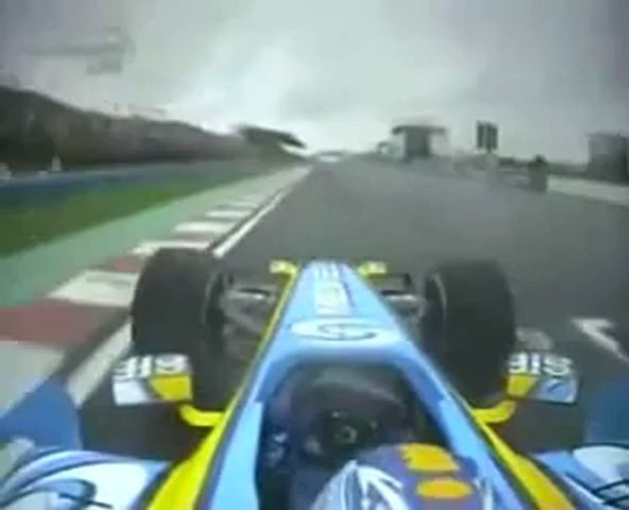 Fernando Alonso Hungary 2006 onboard