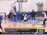 30 Kasım 2012 Fenerbahçe Bayan Basketbol Takımı Hazırlıklarını Sürdürdü