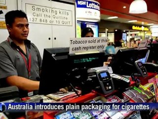 Australia introduces plain packaging for cigarettes