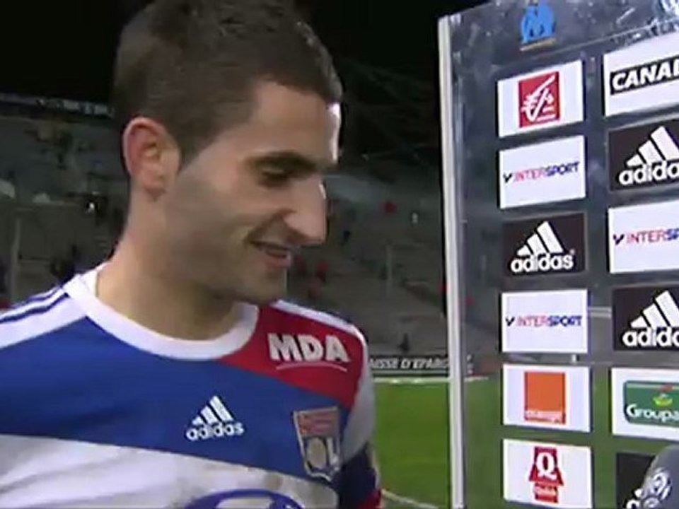 Interview de fin de match : Olympique de Marseille - Olympique Lyonnais - saison 2012/2013