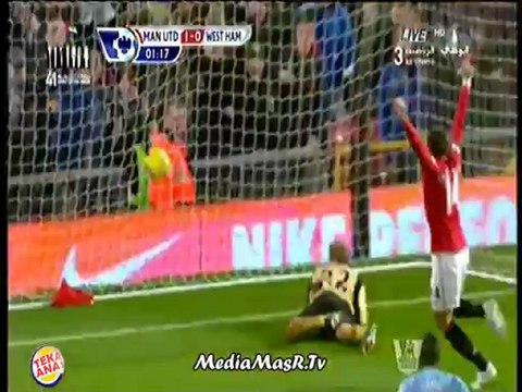 أهداف مباراة مانشستر يونايتيد 1-0 وست هام - الجولة الـ 14