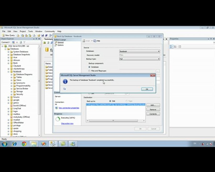 sql server attach عمل اتاش لقاعدة البيانات ونقلها لكمبيوتر اخر