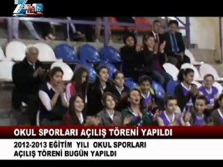 Zilede okul sporları açılış töreni
