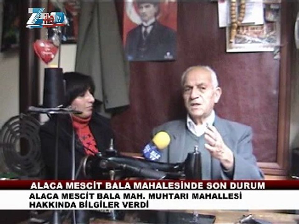 Zile alacamescid bala mahallesi muhtarı ropörtaj