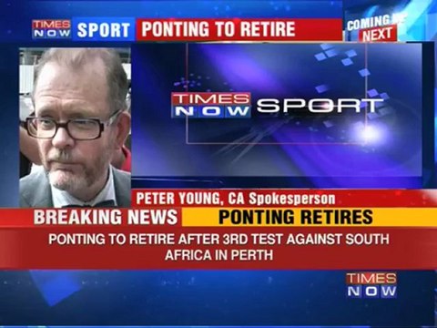 Ponting to retire from Test cricket