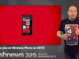 freshnews #325 Windows Blue, 4x plus de Windows Phone en 2012, iam  par Will.i.am. LQDJ : iTunes 11 (29/11/12)