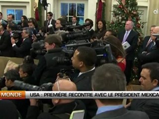 USA: Première visite du président mexicain