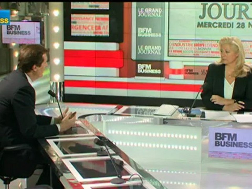 28/11 BFM : Le Grand Journal d’Hedwige Chevrillon - François Brottes et Jérôme Chartier 3/4