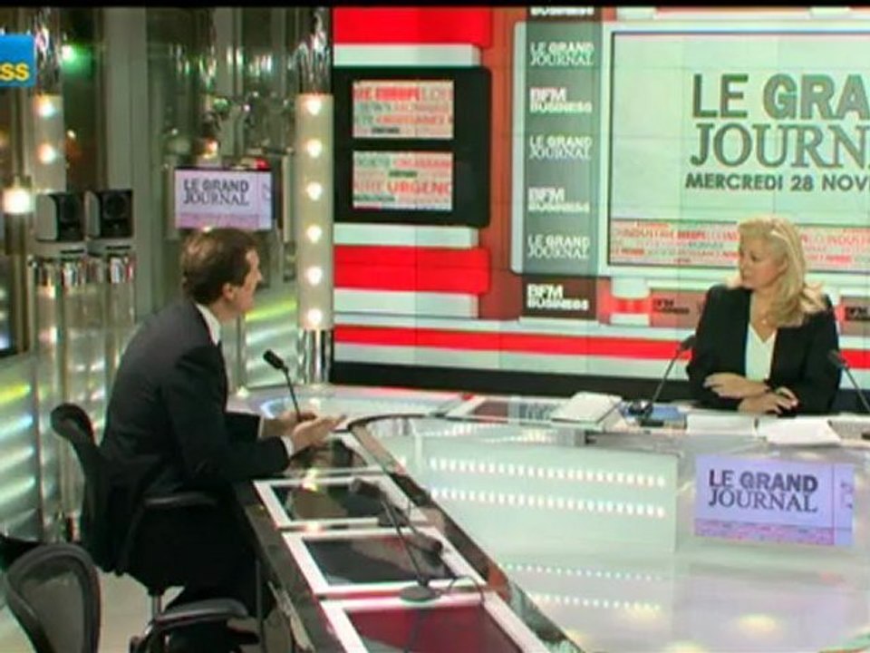 28/11 BFM : Le Grand Journal d’Hedwige Chevrillon - François Brottes et Jérôme Chartier 4/4