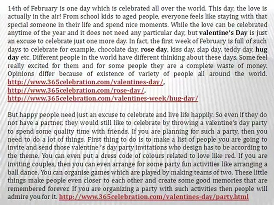 Celebrate your Valentine’s Day with your loved ones