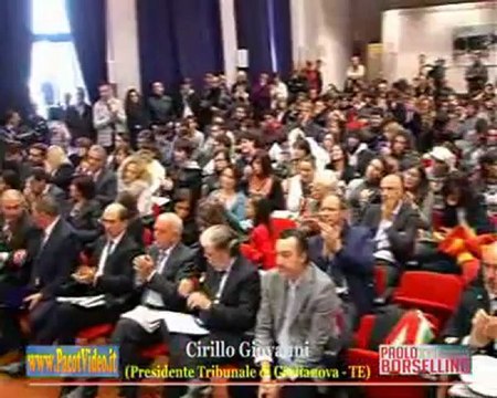 333 - Cirillo Giovanni al Premio Borsellino 2012