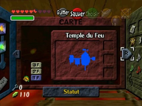 Let's play - The legend of Zelda ocarina of time - Le temple du feu
