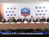 Election à la FFF: grand favori, Le Graët présente sa liste