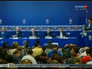 Felipão é apresentado e diz: "Temos a obrigação de sermos campeões"