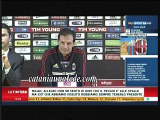 Allegri in conferenza stampa